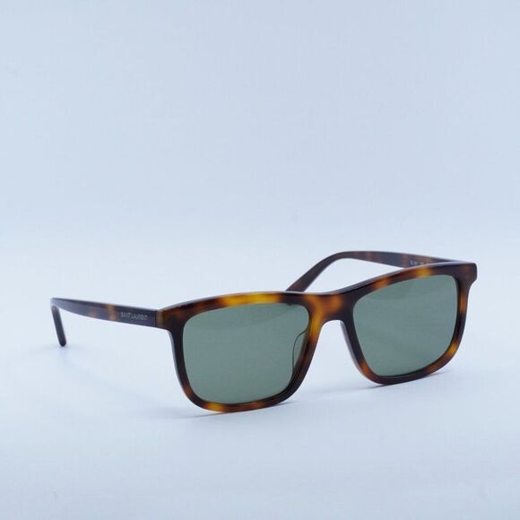 NEW SAINT LAURENT SL501 003 HAVANA GREEN SUNGLASSES - Picture 9 of 11